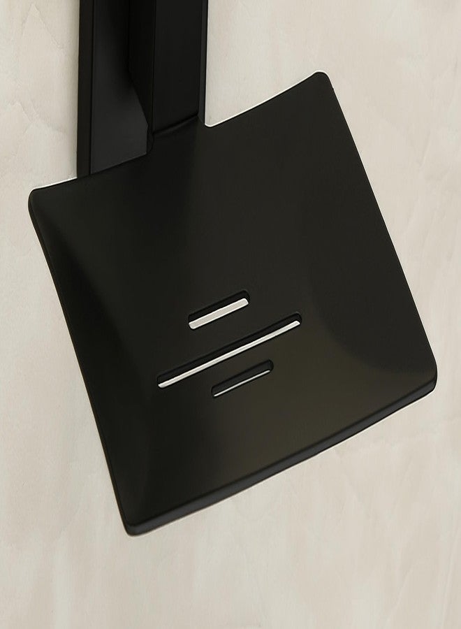 iSTAR Stainless Steel Square Soap Dish Holder for Bathroom Soap Case for Home (Pack of 1, Black) - Image 2